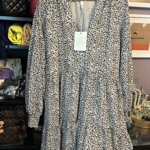 Floral Long Sleeve Dress